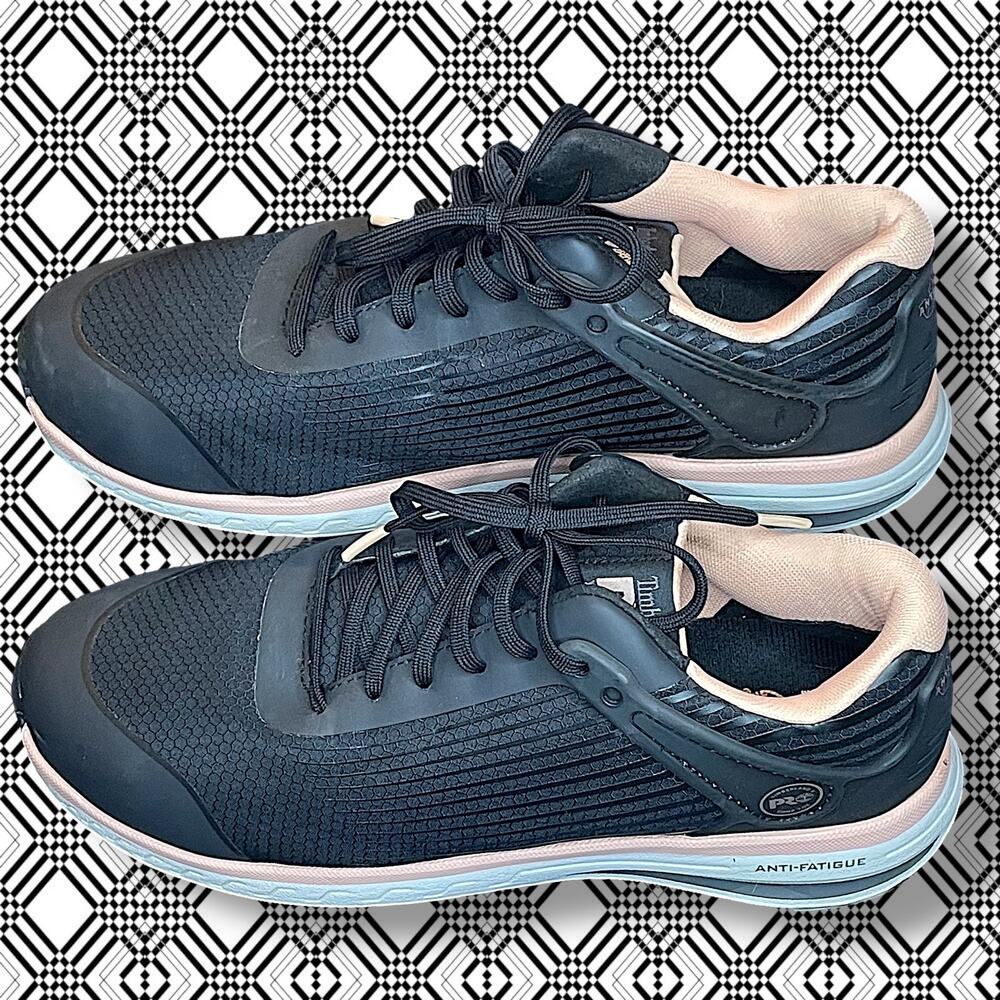 Women's Size 10 TIMBERLAND PRO Drivetrain EH Composite Toe Black/Pink A1XHT